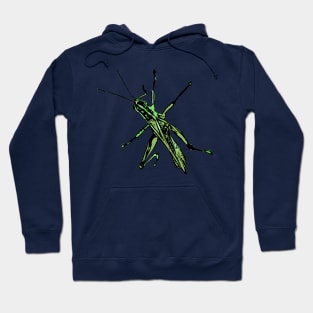 Green Grasshopper Climbing Hoodie